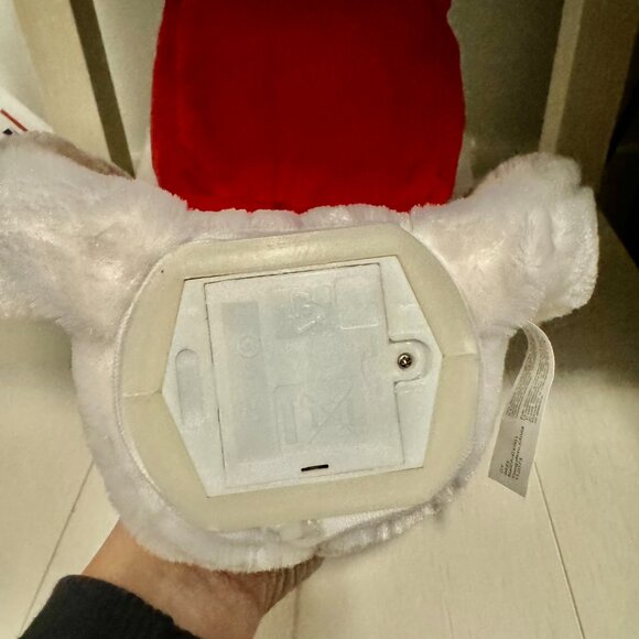 Christmas Polar Bear Dancing Penguins Animated Plush Musical Lights Up Let Snow - Picture 8 of 13